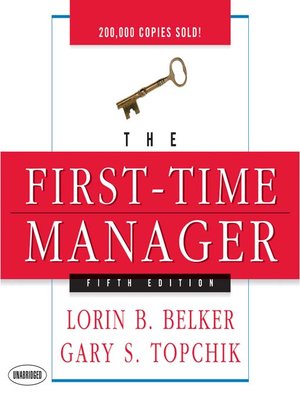 The First Time Manager - Audiobook